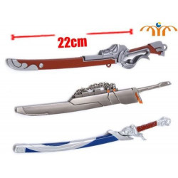 Set 3 armas 22cm Yasuo LOL League of Legends BAJO PEDIDO