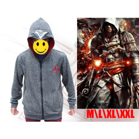 Sudadera Assasin's Creed Gris Claro