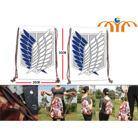 Mochila saco Attack on Titan