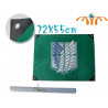 Bandera Attack on Titan (Shingeki no Kyojin) - Alas de libertad