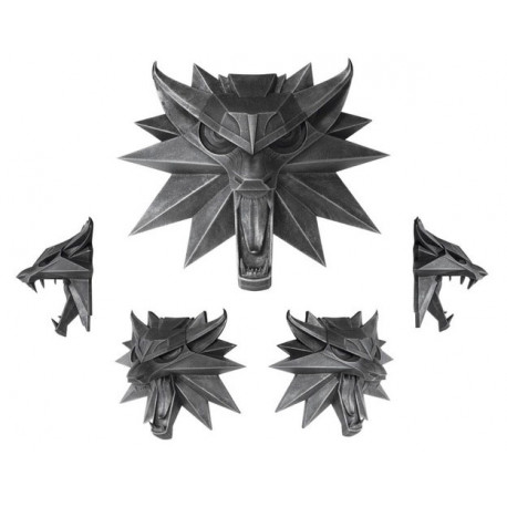 Witcher 3 Wild Hunt Escultura Wolf 15 x 15 cm