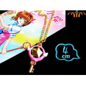 Colgante Sakura Card Captor - Báculo lacado