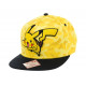 Pokemon Snap Back Baseball Cap Pikachu Camo