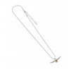 Harry Potter Collar con Colgante La Snitch Dorada (plateado)