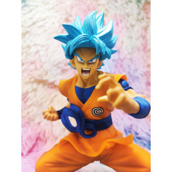 Figura Dragon Ball Super Goku SSJ blue Bampresto Sin caja Importado De Japón