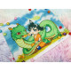 Alfombrilla Mousepad Goku and Shenlong