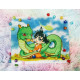 Alfombrilla Mousepad Goku and Shenlong