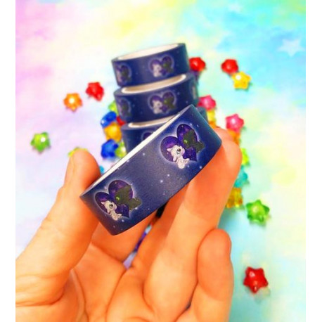 Fury Love baby dragon washi tape celo