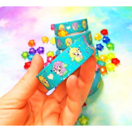 Galar Ponyta washi tape celo glitter