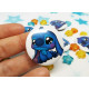 Stitch Pin Badge chapa