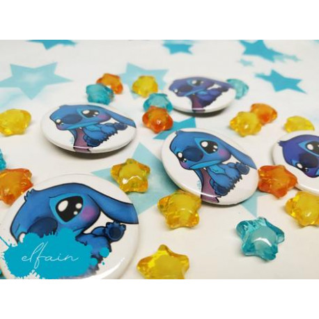 Stitch Pin Badge chapa