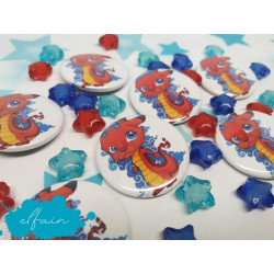 Mushu Pin Badge chapa