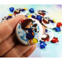 Kiki cute fanart Pin Badge chapa