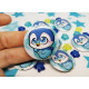Piplup Pin Badge chapa