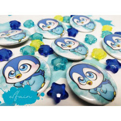 Piplup Pin Badge chapa
