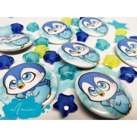 Piplup Pin Badge chapa
