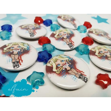 Harley Quinn Pin Badge chapa