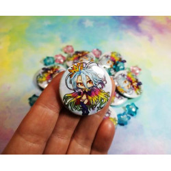 Shiro Pin Badge chapa
