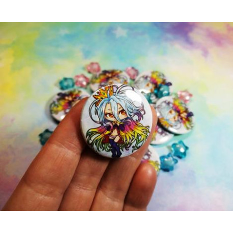 Shiro Pin Badge chapa