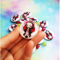 Chapa Nezuko Pin Badge