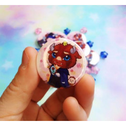 Chapa Bestia Pin Badge