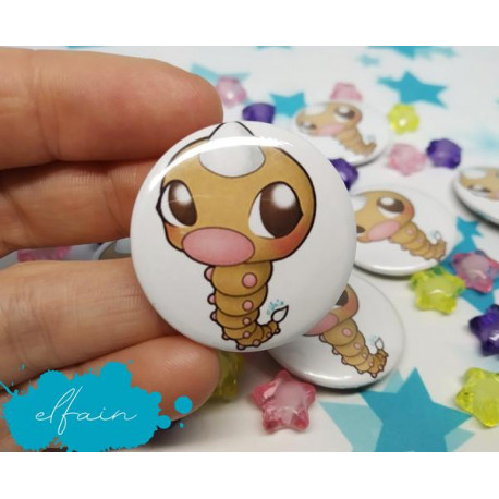 Weedle Pin Badge chapa