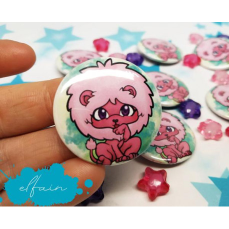 Lion Pin Badge chapa