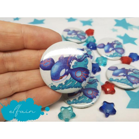 Kyogre Pin Badge chapa