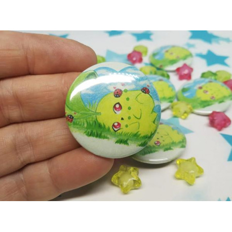 Chikorita Pin Badge chapa