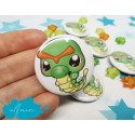 Caterpie Pin Badge chapa