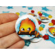 Calcifer Pin Badge chapa