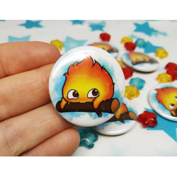 Calcifer Pin Badge chapa