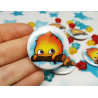 Calcifer Pin Badge chapa