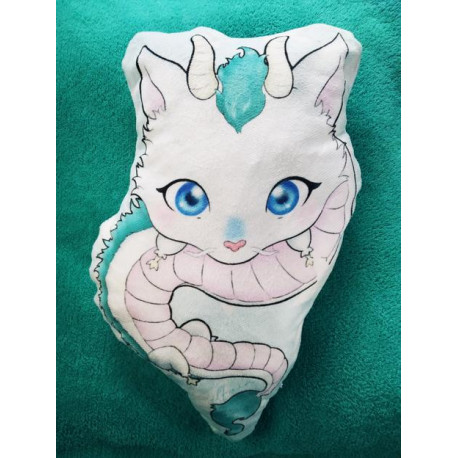 Plush pillow Haku Cojín de peluche 37cm