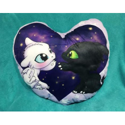 Cojín de peluche Fury Love XL