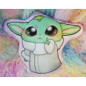 Cojín de peluche Baby Yoda Plush Pillow