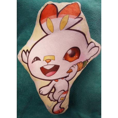 Plush pillow Scorbunny Cojín de peluche 40cm