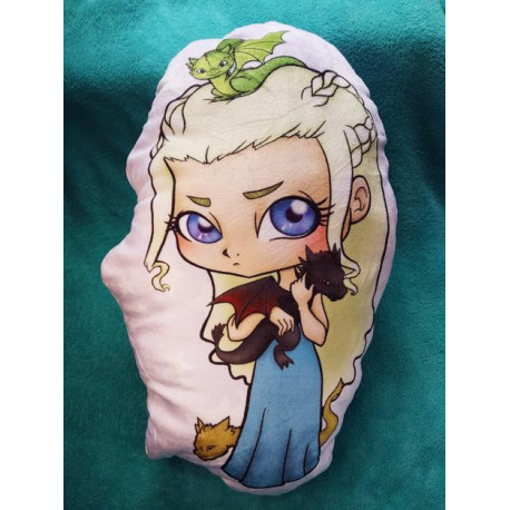 Plush pillow Cojín de peluche Daenerys big