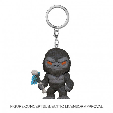 Godzilla Vs Kong Llavero Pocket POP! Vinyl King Kong with Axe 4 cm