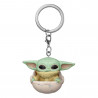 Star Wars The Mandalorian Llavero Pocket POP! Vinyl The Child/Hover Pram 4cm