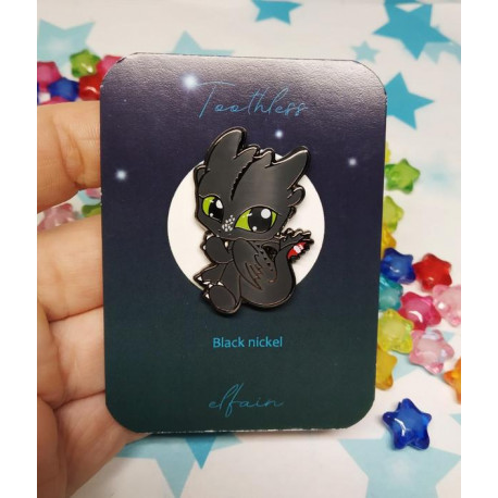 Toothless Hard Enamel pin