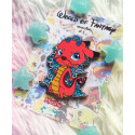 Cute Mushu Hard enamel pin World of Fantasy Collection