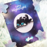 Lying Nightlight Hard Enamel pin