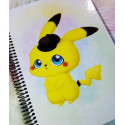 Cute Detective Pikachu notebook cuaderno A5
