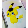 Cute Detective Pikachu notebook cuaderno A5