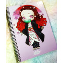 Cute Nezuko notebook cuaderno A5