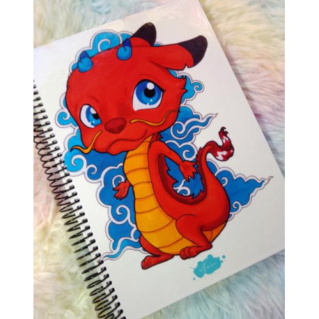 Cute Natsu notebook cuaderno A5