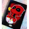 Cute Deadpool notebook cuaderno A5