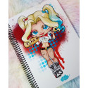 Cute Harley Quinn notebook cuaderno A5