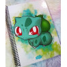 Cute Bulbasaur notebook cuaderno A5